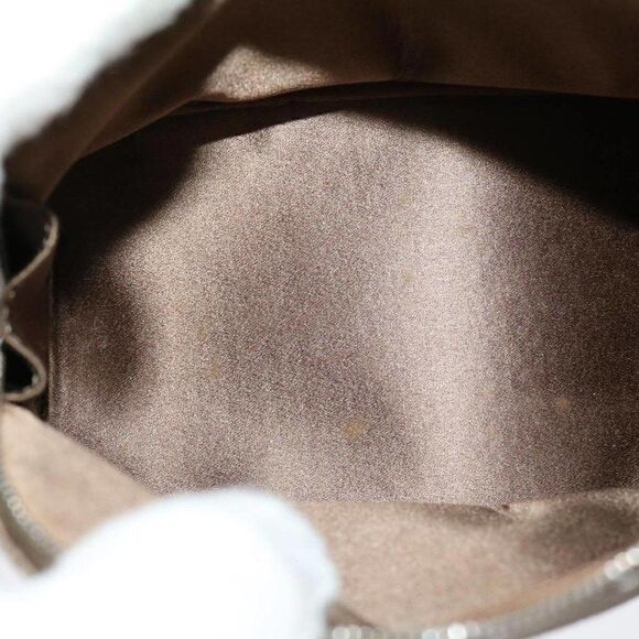 LOUIS VUITTON Monogram Satin Little Alma Hand Bag Gray - Picture 10 of 15